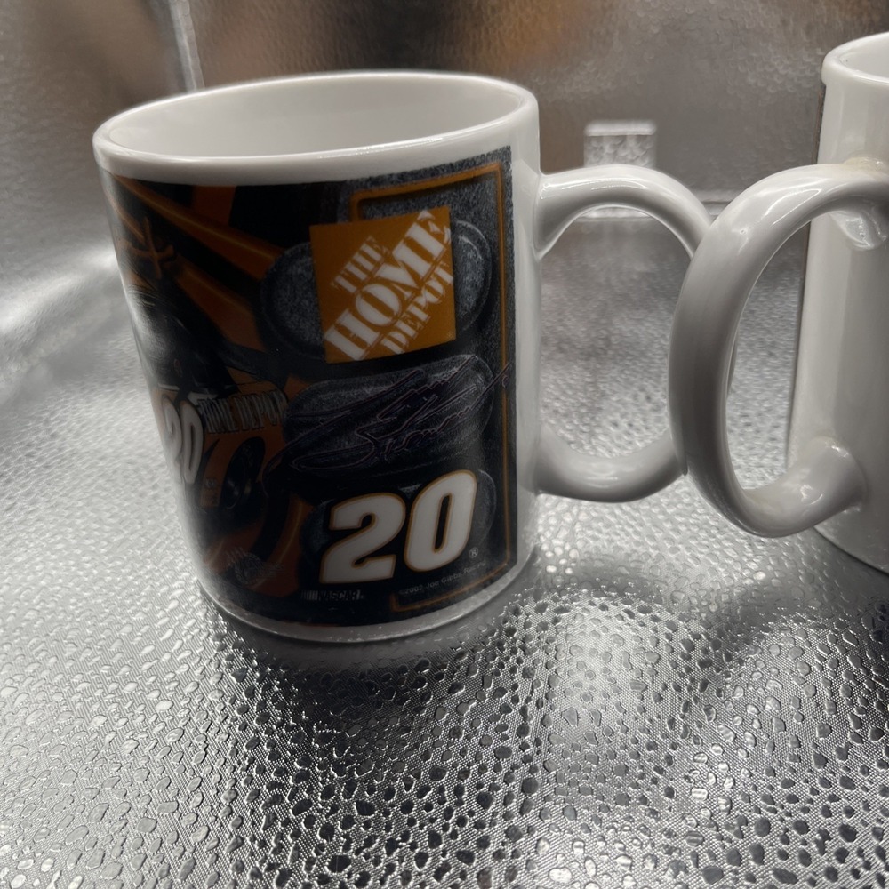 Lot Of 2 Tony Stewart Coffee Mugs Home Depot NASCAR #20 - Picture 8 of 16